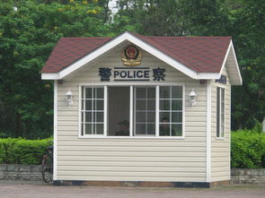 天门带轮子警务亭厂家视频